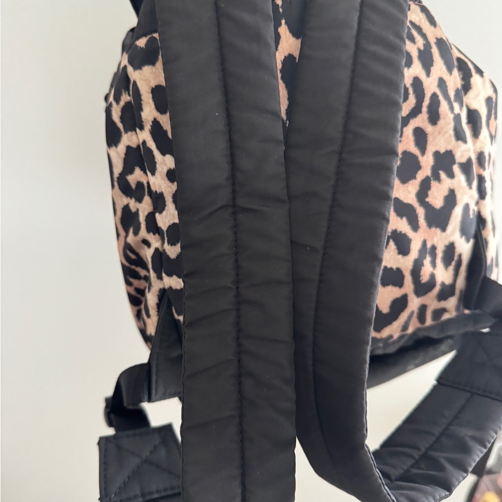Ganni Small Leopard Print Backpack - Picture 11 of 14